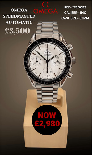 Omega speedmaster albino white - speedmaster,
