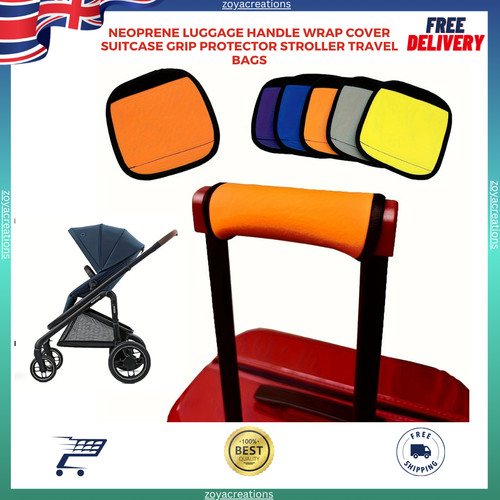 Neoprene luggage handle wrap - luggage,