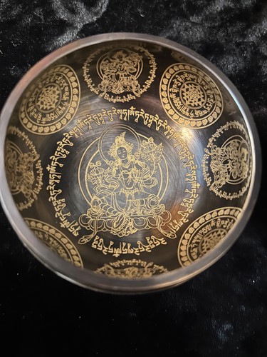 Green tara etched tibetan - etched,