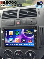 DAB+ Android 14 Carplay For VW MK4/MK3 Golf Polo Car Stereo Radio GPS Wifi 2+64G
