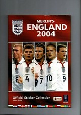Merlin England Euro 2004 sticker Album + Binder Complete