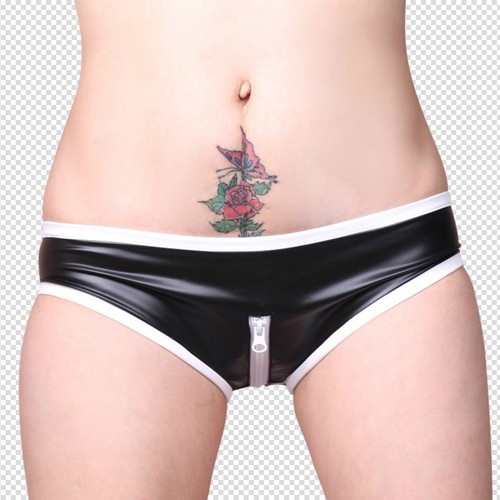 Lady latex micro shorts hot - micro,