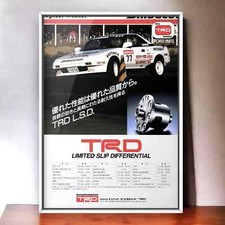 80s Authentic Ad TRD × TOYOTA MR2 Mk1 AW10 , bumper spyder turbo downpipe