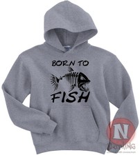 Born to Fish hoodie angling