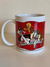 Looney Toons Mug Red & White