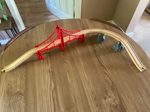 Brio wooden track bridge - brio,