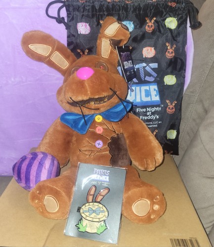 Chocolate bonnie hex plushie - chocolate,