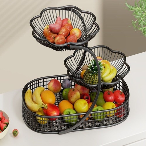 Tiered fruit basket - tiered, hollow-out