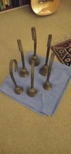 Brass Antique Door Servant Butler Shop /House bells (6)