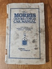 MORRIS Oxford Cowley Car