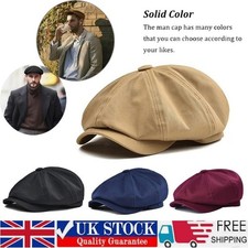 8 Panels Newsboy Flat Cap Mens