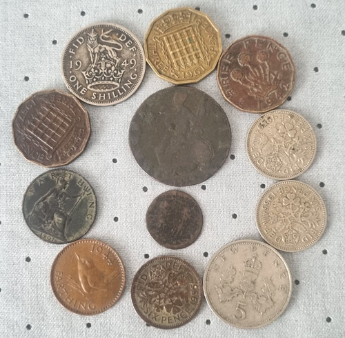 British half penny - 12,