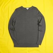 Sunspel Mens Green 100% Merino
