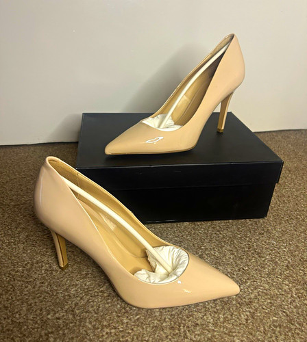 Italian patent leather nude - italian,