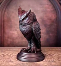Owl candle resin - candle,, plaster