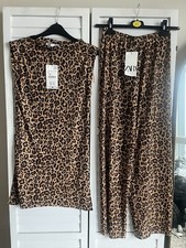 Zara leopard print cord set