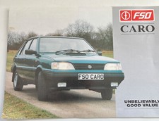 FSO Caro foldout Brochure
