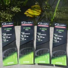 Gamakatsu Pro Commercial F1 Super Pole Hooks to Nylon - Ready tied Hooklengths
