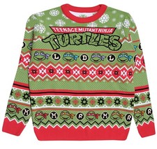 Official Knitted Jumper Teenage Mutant Ninja Turtles LDRM Repeat Retro Apparel