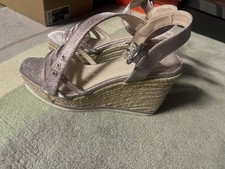 Faith Ankle Strap Wedge Heel