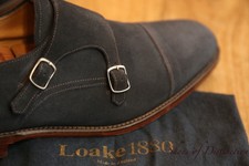 Loake 1880 Cannon Blue Suede