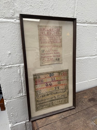 Antique samplers sarah - samplers,