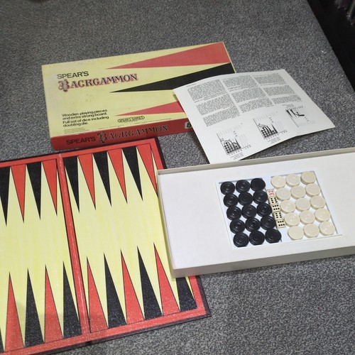 Spear games backgammon set - spear’s,