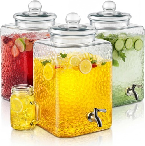 Pack gallon glass - 5, beverage