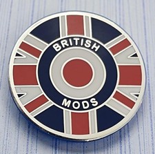 SCOOTER MOD BADGE - BRITISH