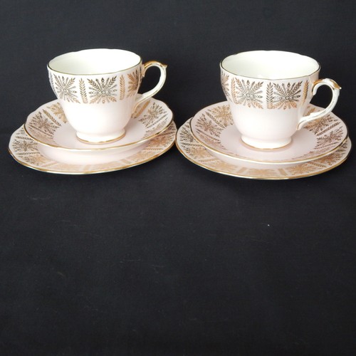 Pink gold vintage trios - pink,