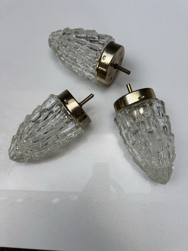 Set vintage pressed glass - set,