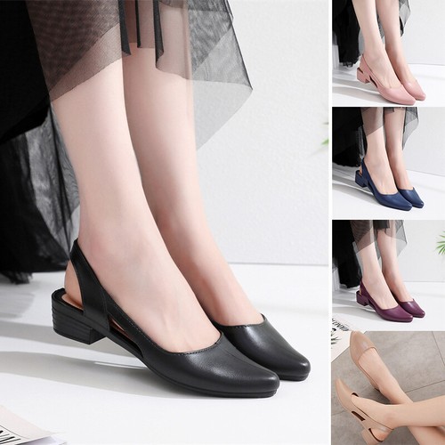 Ladies slingbacks low heels - ladies,