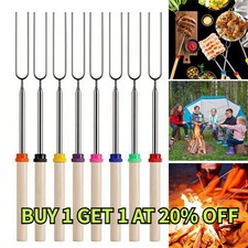 New Marshmallow Toasting Forks Smores Sticks for Fire Pit Telescoping Marshm UK