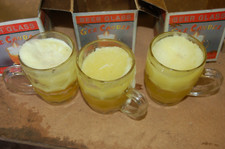 3 x Half Pint Dimpled Glass