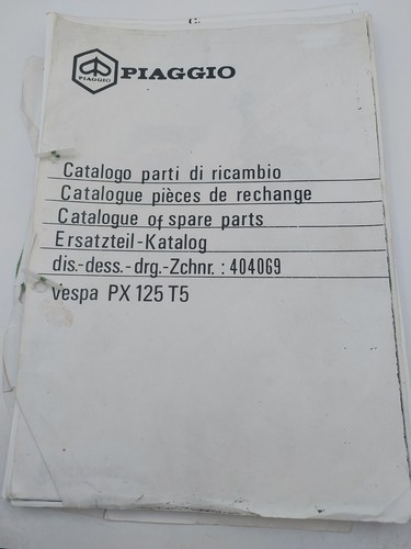 Piaggio catalogue spare - catalogue, of