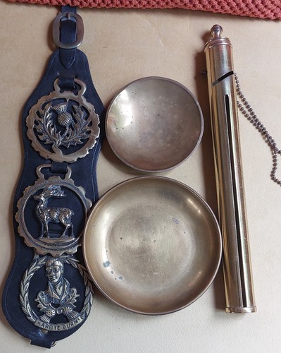 Mixed lot brass scottish - mixed,