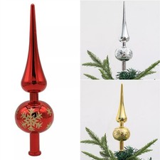 Christmas Tree Toppers Christmas Tree Finial Stand Plating Glass Tree Topper UK