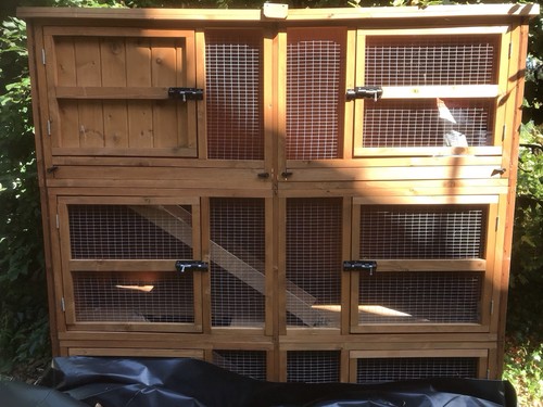 Rabbit hutch three tiers - hutch., with