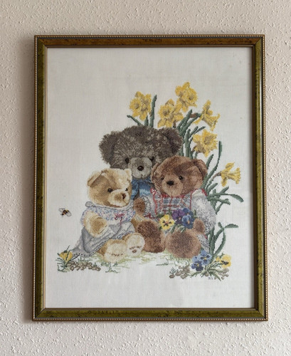 Completed framed cross - &,