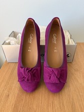 Gabor comfort orchid suede bow - orchid,