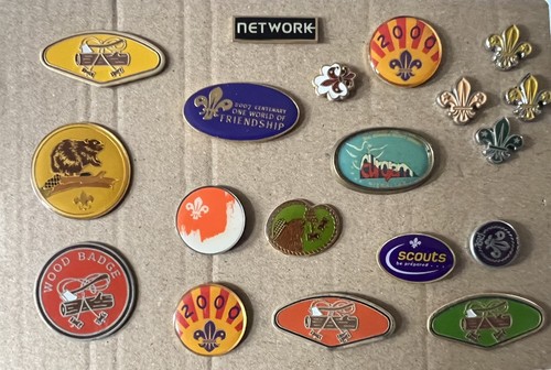 Scouting pin badges - badges, (various)