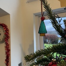 Stained Glass Christmas Tree.