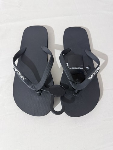 Emporio armani navy flip - armani, flops