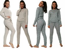 Ladies 2 Pcs Marl Knitted