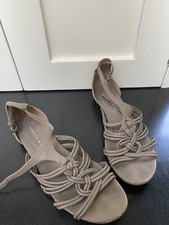 Vanilla Moon Taupe Leather Sandals Size 40