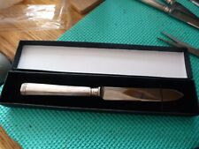 a vintage silver letter opener