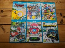 Wii U Games Bundle Nintendo Land Party Kart 8 Smash Bros Mario World 3D Party