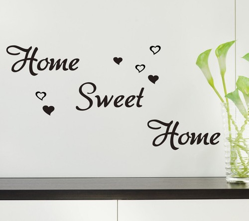 Home sweet wall - home,