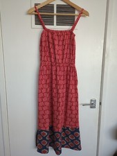 BNWT White Stuff Bird Song Bandeau Jersey Dress Womens Small 8-10