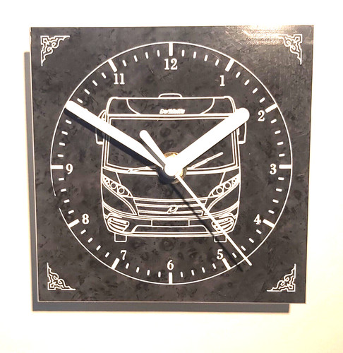 Dethleffs motorhome clock - motorhome,